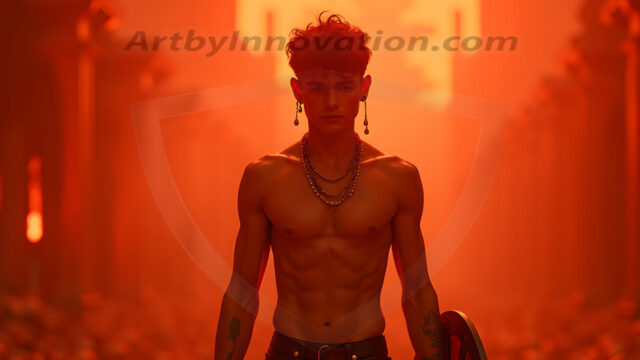 Every warrior must earn their wings. This AI-generated collection captures the breathtaking journey of young men becoming angels — handsome, beautiful youths in epic battles and trials, their newly earned wings emerging in radiant color as they prove their worth to the heavens. Each image tells a story of courage, sacrifice, and divine transformation. Created using AI, edited in Photoshop, by © Jeff Dupler | Art by Innovation | https://www.artbyinnovation.com