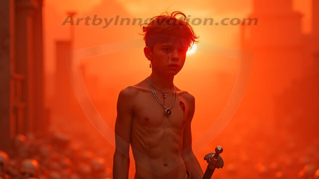 Every warrior must earn their wings. This AI-generated collection captures the breathtaking journey of young men becoming angels — handsome, beautiful youths in epic battles and trials, their newly earned wings emerging in radiant color as they prove their worth to the heavens. Each image tells a story of courage, sacrifice, and divine transformation. Created using AI, edited in Photoshop, by © Jeff Dupler | Art by Innovation | https://www.artbyinnovation.com