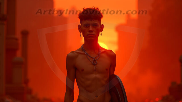 Every warrior must earn their wings. This AI-generated collection captures the breathtaking journey of young men becoming angels — handsome, beautiful youths in epic battles and trials, their newly earned wings emerging in radiant color as they prove their worth to the heavens. Each image tells a story of courage, sacrifice, and divine transformation. Created using AI, edited in Photoshop, by © Jeff Dupler | Art by Innovation | https://www.artbyinnovation.com