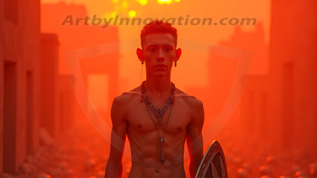 Every warrior must earn their wings. This AI-generated collection captures the breathtaking journey of young men becoming angels — handsome, beautiful youths in epic battles and trials, their newly earned wings emerging in radiant color as they prove their worth to the heavens. Each image tells a story of courage, sacrifice, and divine transformation. Created using AI, edited in Photoshop, by © Jeff Dupler | Art by Innovation | https://www.artbyinnovation.com