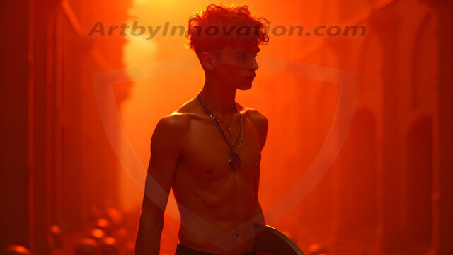 Every warrior must earn their wings. This AI-generated collection captures the breathtaking journey of young men becoming angels — handsome, beautiful youths in epic battles and trials, their newly earned wings emerging in radiant color as they prove their worth to the heavens. Each image tells a story of courage, sacrifice, and divine transformation. Created using AI, edited in Photoshop, by © Jeff Dupler | Art by Innovation | https://www.artbyinnovation.com