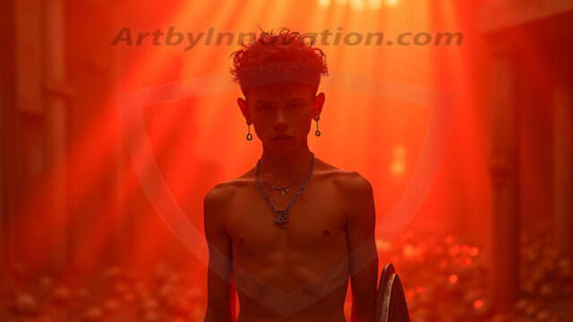 Every warrior must earn their wings. This AI-generated collection captures the breathtaking journey of young men becoming angels — handsome, beautiful youths in epic battles and trials, their newly earned wings emerging in radiant color as they prove their worth to the heavens. Each image tells a story of courage, sacrifice, and divine transformation. Created using AI, edited in Photoshop, by © Jeff Dupler | Art by Innovation | https://www.artbyinnovation.com
