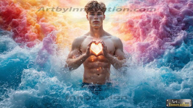 Gay Pride Interactive Designs. AI-generated art featuring beautiful, handsome, sexy, shirtless, men, lads, celebrating pride. Gay Men embellished with the vibrant rainbow palette colors, inspired by the gay pride flag, offering a striking visual impact.
Pride celebrations are events that honor LGBTQ+ people through parades, festivals, and educational events, promoting social acceptance, legal rights, and community pride. These celebrations often occur in June, which is designated as Pride Month, coinciding with the anniversary of the 1969 Stonewall Uprising. While many events have become celebratory, they can still serve as demonstrations for rights such as same-sex marriage and anti-discrimination laws.