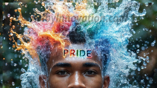 Gay Pride Interactive Designs. AI-generated art featuring beautiful, handsome, sexy, shirtless, men, lads, celebrating pride. Gay Men embellished with the vibrant rainbow palette colors, inspired by the gay pride flag, offering a striking visual impact.
Pride celebrations are events that honor LGBTQ+ people through parades, festivals, and educational events, promoting social acceptance, legal rights, and community pride. These celebrations often occur in June, which is designated as Pride Month, coinciding with the anniversary of the 1969 Stonewall Uprising. While many events have become celebratory, they can still serve as demonstrations for rights such as same-sex marriage and anti-discrimination laws.