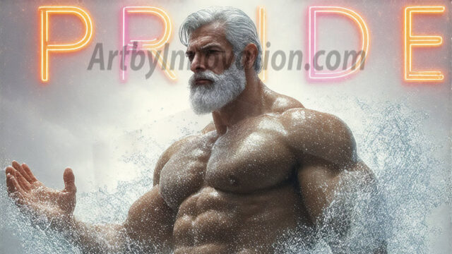 Gay Pride Interactive Designs. AI-generated art featuring beautiful, handsome, sexy, shirtless, men, lads, celebrating pride. Gay Men embellished with the vibrant rainbow palette colors, inspired by the gay pride flag, offering a striking visual impact.
Pride celebrations are events that honor LGBTQ+ people through parades, festivals, and educational events, promoting social acceptance, legal rights, and community pride. These celebrations often occur in June, which is designated as Pride Month, coinciding with the anniversary of the 1969 Stonewall Uprising. While many events have become celebratory, they can still serve as demonstrations for rights such as same-sex marriage and anti-discrimination laws.