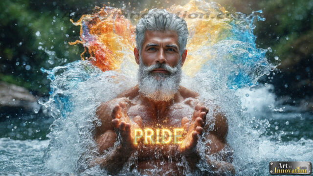 Gay Pride Interactive Designs. AI-generated art featuring beautiful, handsome, sexy, shirtless, men, lads, celebrating pride. Gay Men embellished with the vibrant rainbow palette colors, inspired by the gay pride flag, offering a striking visual impact.
Pride celebrations are events that honor LGBTQ+ people through parades, festivals, and educational events, promoting social acceptance, legal rights, and community pride. These celebrations often occur in June, which is designated as Pride Month, coinciding with the anniversary of the 1969 Stonewall Uprising. While many events have become celebratory, they can still serve as demonstrations for rights such as same-sex marriage and anti-discrimination laws.