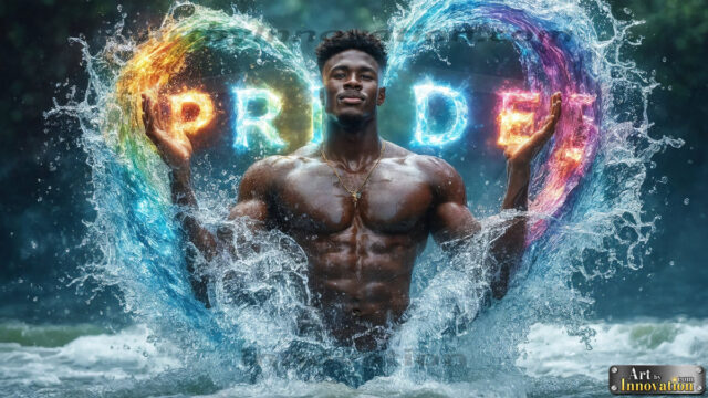 Gay Pride Interactive Designs. AI-generated art featuring beautiful, handsome, sexy, shirtless, men, lads, celebrating pride. Gay Men embellished with the vibrant rainbow palette colors, inspired by the gay pride flag, offering a striking visual impact.
Pride celebrations are events that honor LGBTQ+ people through parades, festivals, and educational events, promoting social acceptance, legal rights, and community pride. These celebrations often occur in June, which is designated as Pride Month, coinciding with the anniversary of the 1969 Stonewall Uprising. While many events have become celebratory, they can still serve as demonstrations for rights such as same-sex marriage and anti-discrimination laws.