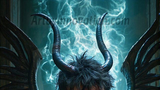 In a dark, ethereal realm, in the midst of the darkness, a figure emerges with an aura of power and magnetism. He is both horrific and strangely captivating, drawing the eye even as he repels the soul. His form is indistinct at first, a ripple in the oppressive blackness, you want to run but you become overwhelmed, drawn in to this creatures powers. Captative by both fear and beauty, you realize, he's a male succubus demon. Deep within the ruins of hell, with a sword in your hand, ready to battle, but unwilling or unable to do so. His skin, flickering fires, casting a dynamic glow across his glistening wet, shinny, body. The flames dance along his chiseled muscular torso and body, casting vibrant hues that seem to emanate from his very core. His eyes, have a piercing glow, locked in a gaze, his eyes, exudes confidence and authority. Unable to move, or unwilling to do so, drawn by his almost completely nude body and overwhelmed by his powers, you given to his will.