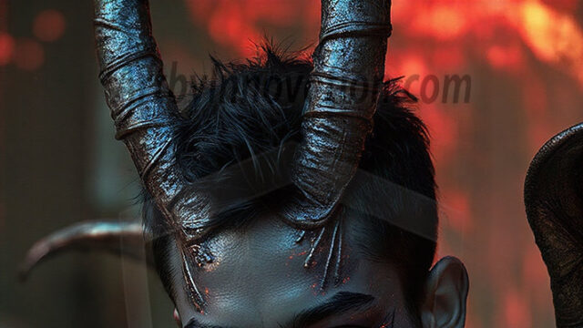 In a dark, ethereal realm, in the midst of the darkness, a figure emerges with an aura of power and magnetism. He is both horrific and strangely captivating, drawing the eye even as he repels the soul. His form is indistinct at first, a ripple in the oppressive blackness, you want to run but you become overwhelmed, drawn in to this creatures powers. Captative by both fear and beauty, you realize, he's a male succubus demon. Deep within the ruins of hell, with a sword in your hand, ready to battle, but unwilling or unable to do so. His skin, flickering fires, casting a dynamic glow across his glistening wet, shinny, body. The flames dance along his chiseled muscular torso and body, casting vibrant hues that seem to emanate from his very core. His eyes, have a piercing glow, locked in a gaze, his eyes, exudes confidence and authority. Unable to move, or unwilling to do so, drawn by his almost completely nude body and overwhelmed by his powers, you given to his will.