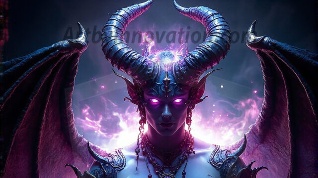 In a dark, ethereal realm, in the midst of the darkness, a figure emerges with an aura of power and magnetism. He is both horrific and strangely captivating, drawing the eye even as he repels the soul. His form is indistinct at first, a ripple in the oppressive blackness, you want to run but you become overwhelmed, drawn in to this creatures powers. Captative by both fear and beauty, you realize, he's a male succubus demon. Deep within the ruins of hell, with a sword in your hand, ready to battle, but unwilling or unable to do so. His skin, flickering fires, casting a dynamic glow across his glistening wet, shinny, body. The flames dance along his chiseled muscular torso and body, casting vibrant hues that seem to emanate from his very core. His eyes, have a piercing glow, locked in a gaze, his eyes, exudes confidence and authority. Unable to move, or unwilling to do so, drawn by his almost completely nude body and overwhelmed by his powers, you given to his will.