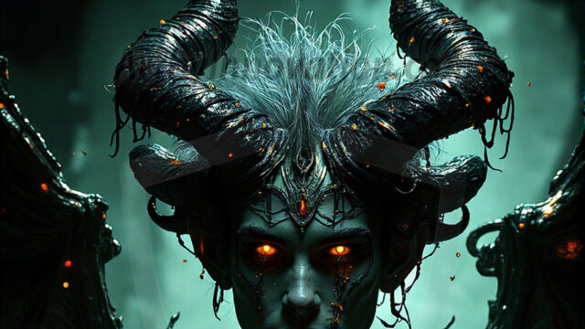 In a dark, ethereal realm, in the midst of the darkness, a figure emerges with an aura of power and magnetism. He is both horrific and strangely captivating, drawing the eye even as he repels the soul. His form is indistinct at first, a ripple in the oppressive blackness, you want to run but you become overwhelmed, drawn in to this creatures powers. Captative by both fear and beauty, you realize, he's a male succubus demon. Deep within the ruins of hell, with a sword in your hand, ready to battle, but unwilling or unable to do so. His skin, flickering fires, casting a dynamic glow across his glistening wet, shinny, body. The flames dance along his chiseled muscular torso and body, casting vibrant hues that seem to emanate from his very core. His eyes, have a piercing glow, locked in a gaze, his eyes, exudes confidence and authority. Unable to move, or unwilling to do so, drawn by his almost completely nude body and overwhelmed by his powers, you given to his will.