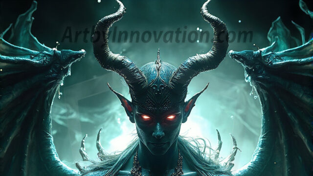 In a dark, ethereal realm, in the midst of the darkness, a figure emerges with an aura of power and magnetism. He is both horrific and strangely captivating, drawing the eye even as he repels the soul. His form is indistinct at first, a ripple in the oppressive blackness, you want to run but you become overwhelmed, drawn in to this creatures powers. Captative by both fear and beauty, you realize, he's a male succubus demon. Deep within the ruins of hell, with a sword in your hand, ready to battle, but unwilling or unable to do so. His skin, flickering fires, casting a dynamic glow across his glistening wet, shinny, body. The flames dance along his chiseled muscular torso and body, casting vibrant hues that seem to emanate from his very core. His eyes, have a piercing glow, locked in a gaze, his eyes, exudes confidence and authority. Unable to move, or unwilling to do so, drawn by his almost completely nude body and overwhelmed by his powers, you given to his will.