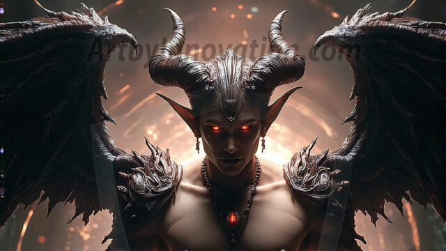 In a dark, ethereal realm, in the midst of the darkness, a figure emerges with an aura of power and magnetism. He is both horrific and strangely captivating, drawing the eye even as he repels the soul. His form is indistinct at first, a ripple in the oppressive blackness, you want to run but you become overwhelmed, drawn in to this creatures powers. Captative by both fear and beauty, you realize, he's a male succubus demon. Deep within the ruins of hell, with a sword in your hand, ready to battle, but unwilling or unable to do so. His skin, flickering fires, casting a dynamic glow across his glistening wet, shinny, body. The flames dance along his chiseled muscular torso and body, casting vibrant hues that seem to emanate from his very core. His eyes, have a piercing glow, locked in a gaze, his eyes, exudes confidence and authority. Unable to move, or unwilling to do so, drawn by his almost completely nude body and overwhelmed by his powers, you given to his will.