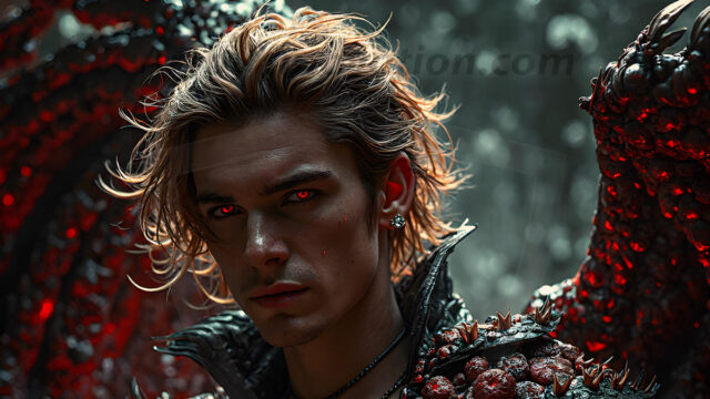 Darkness personified. This AI-generated collection features beautiful, handsome male vampires dressed in elegant black gothic attire — pale, alluring, and eternally dangerous. Set against dark atmospheric nightscapes, gothic architecture, and candlelit chambers, each vampire radiates cold supernatural beauty. Part of the Dark & Legendary Collection. Created using Flux.1 and ComfyUI by © Jeff Dupler | Art by Innovation | https://www.artbyinnovation.com