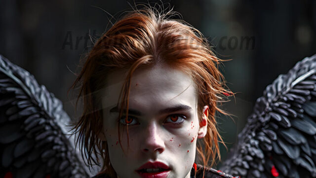 Darkness personified. This AI-generated collection features beautiful, handsome male vampires dressed in elegant black gothic attire — pale, alluring, and eternally dangerous. Set against dark atmospheric nightscapes, gothic architecture, and candlelit chambers, each vampire radiates cold supernatural beauty. Part of the Dark & Legendary Collection. Created using Flux.1 and ComfyUI by © Jeff Dupler | Art by Innovation | https://www.artbyinnovation.com