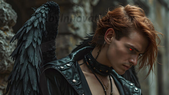 Darkness personified. This AI-generated collection features beautiful, handsome male vampires dressed in elegant black gothic attire — pale, alluring, and eternally dangerous. Set against dark atmospheric nightscapes, gothic architecture, and candlelit chambers, each vampire radiates cold supernatural beauty. Part of the Dark & Legendary Collection. Created using Flux.1 and ComfyUI by © Jeff Dupler | Art by Innovation | https://www.artbyinnovation.com