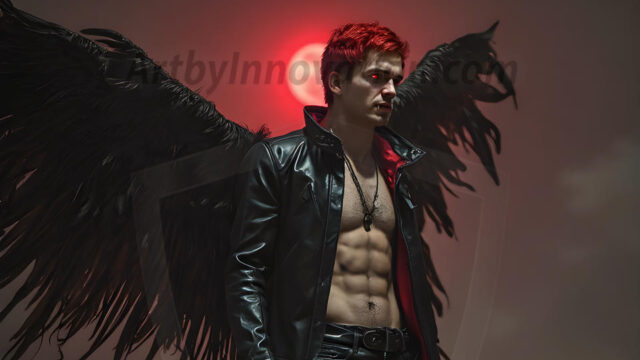 Darkness personified. This AI-generated collection features beautiful, handsome male vampires dressed in elegant black gothic attire — pale, alluring, and eternally dangerous. Set against dark atmospheric nightscapes, gothic architecture, and candlelit chambers, each vampire radiates cold supernatural beauty. Part of the Dark & Legendary Collection. Created using Flux.1 and ComfyUI by © Jeff Dupler | Art by Innovation | https://www.artbyinnovation.com