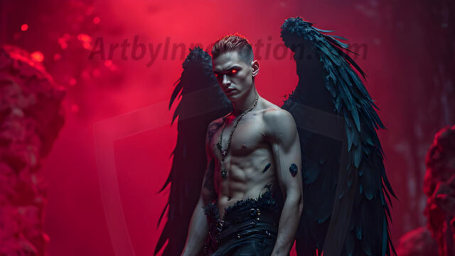 Darkness personified. This AI-generated collection features beautiful, handsome male vampires dressed in elegant black gothic attire — pale, alluring, and eternally dangerous. Set against dark atmospheric nightscapes, gothic architecture, and candlelit chambers, each vampire radiates cold supernatural beauty. Part of the Dark & Legendary Collection. Created using Flux.1 and ComfyUI by © Jeff Dupler | Art by Innovation | https://www.artbyinnovation.com