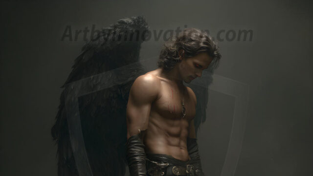 Darkness personified. This AI-generated collection features beautiful, handsome male vampires dressed in elegant black gothic attire — pale, alluring, and eternally dangerous. Set against dark atmospheric nightscapes, gothic architecture, and candlelit chambers, each vampire radiates cold supernatural beauty. Part of the Dark & Legendary Collection. Created using Flux.1 and ComfyUI by © Jeff Dupler | Art by Innovation | https://www.artbyinnovation.com