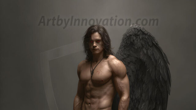 Darkness personified. This AI-generated collection features beautiful, handsome male vampires dressed in elegant black gothic attire — pale, alluring, and eternally dangerous. Set against dark atmospheric nightscapes, gothic architecture, and candlelit chambers, each vampire radiates cold supernatural beauty. Part of the Dark & Legendary Collection. Created using Flux.1 and ComfyUI by © Jeff Dupler | Art by Innovation | https://www.artbyinnovation.com