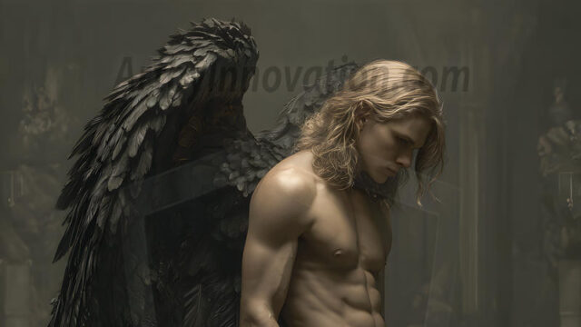 Darkness personified. This AI-generated collection features beautiful, handsome male vampires dressed in elegant black gothic attire — pale, alluring, and eternally dangerous. Set against dark atmospheric nightscapes, gothic architecture, and candlelit chambers, each vampire radiates cold supernatural beauty. Part of the Dark & Legendary Collection. Created using Flux.1 and ComfyUI by © Jeff Dupler | Art by Innovation | https://www.artbyinnovation.com