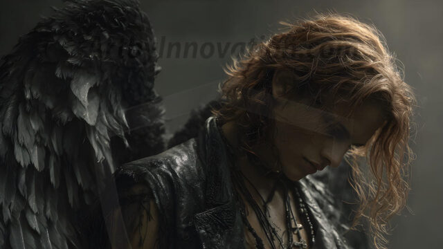 Darkness personified. This AI-generated collection features beautiful, handsome male vampires dressed in elegant black gothic attire — pale, alluring, and eternally dangerous. Set against dark atmospheric nightscapes, gothic architecture, and candlelit chambers, each vampire radiates cold supernatural beauty. Part of the Dark & Legendary Collection. Created using Flux.1 and ComfyUI by © Jeff Dupler | Art by Innovation | https://www.artbyinnovation.com