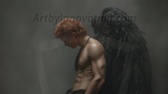 Darkness personified. This AI-generated collection features beautiful, handsome male vampires dressed in elegant black gothic attire — pale, alluring, and eternally dangerous. Set against dark atmospheric nightscapes, gothic architecture, and candlelit chambers, each vampire radiates cold supernatural beauty. Part of the Dark & Legendary Collection. Created using Flux.1 and ComfyUI by © Jeff Dupler | Art by Innovation | https://www.artbyinnovation.com