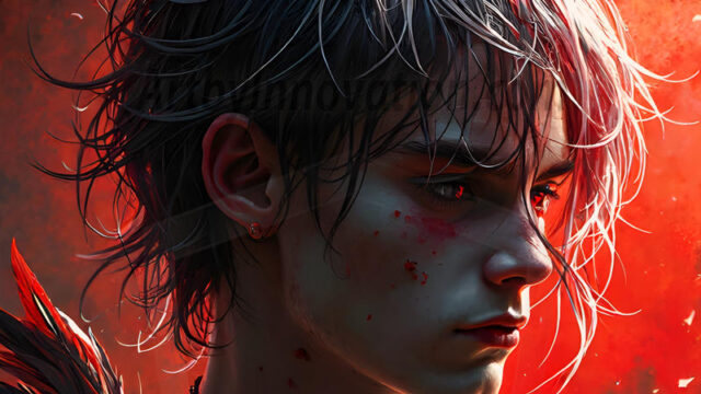 Darkness personified. This AI-generated collection features beautiful, handsome male vampires dressed in elegant black gothic attire — pale, alluring, and eternally dangerous. Set against dark atmospheric nightscapes, gothic architecture, and candlelit chambers, each vampire radiates cold supernatural beauty. Part of the Dark & Legendary Collection. Created using Flux.1 and ComfyUI by © Jeff Dupler | Art by Innovation | https://www.artbyinnovation.com