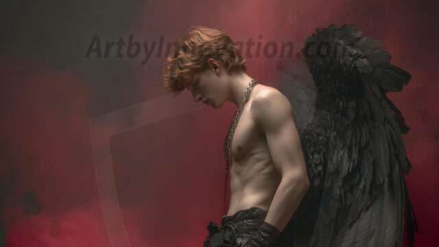 Darkness personified. This AI-generated collection features beautiful, handsome male vampires dressed in elegant black gothic attire — pale, alluring, and eternally dangerous. Set against dark atmospheric nightscapes, gothic architecture, and candlelit chambers, each vampire radiates cold supernatural beauty. Part of the Dark & Legendary Collection. Created using Flux.1 and ComfyUI by © Jeff Dupler | Art by Innovation | https://www.artbyinnovation.com