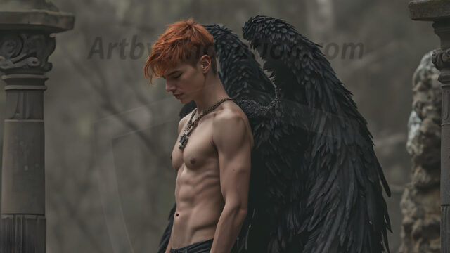 Darkness personified. This AI-generated collection features beautiful, handsome male vampires dressed in elegant black gothic attire — pale, alluring, and eternally dangerous. Set against dark atmospheric nightscapes, gothic architecture, and candlelit chambers, each vampire radiates cold supernatural beauty. Part of the Dark & Legendary Collection. Created using Flux.1 and ComfyUI by © Jeff Dupler | Art by Innovation | https://www.artbyinnovation.com