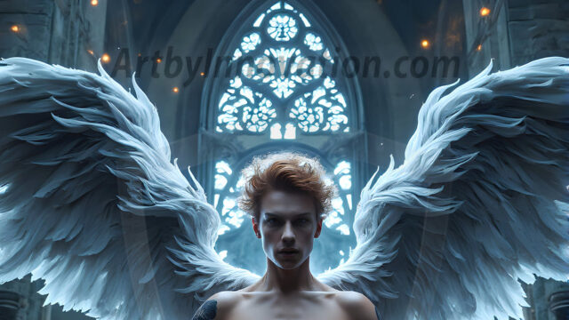 AI male art photos with a fantastical atmosphere. Imagine a Hogwarts School of Witchcraft student, from the Harry Potter series, a handsome, beautiful, and attractive, shirtless young teenage boy, standing firm against a threat. With a detailed Hogwarts castle background, casting a powerful spell, conjuring creatures based on their assigned house crest. From Demonic snakes, powerful lions, fierce badgers, or a murder of Crows. Dementors floating ominously in a cloudy sky, and sparks, shadows, and cinematic lighting, offering an otherworldly vibe.