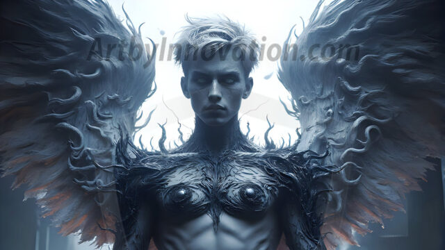 AI male art photos with a fantastical atmosphere. Imagine a Hogwarts School of Witchcraft student, from the Harry Potter series, a handsome, beautiful, and attractive, shirtless young teenage boy, standing firm against a threat. With a detailed Hogwarts castle background, casting a powerful spell, conjuring creatures based on their assigned house crest. From Demonic snakes, powerful lions, fierce badgers, or a murder of Crows. Dementors floating ominously in a cloudy sky, and sparks, shadows, and cinematic lighting, offering an otherworldly vibe.