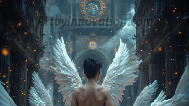 AI male art photos with a fantastical atmosphere. Imagine a Hogwarts School of Witchcraft student, from the Harry Potter series, a handsome, beautiful, and attractive, shirtless young teenage boy, standing firm against a threat. With a detailed Hogwarts castle background, casting a powerful spell, conjuring creatures based on their assigned house crest. From Demonic snakes, powerful lions, fierce badgers, or a murder of Crows. Dementors floating ominously in a cloudy sky, and sparks, shadows, and cinematic lighting, offering an otherworldly vibe.