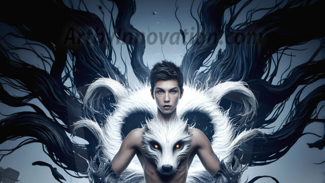 AI male art photos with a fantastical atmosphere. Imagine a Hogwarts School of Witchcraft student, from the Harry Potter series, a handsome, beautiful, and attractive, shirtless young teenage boy, standing firm against a threat. With a detailed Hogwarts castle background, casting a powerful spell, conjuring creatures based on their assigned house crest. From Demonic snakes, powerful lions, fierce badgers, or a murder of Crows. Dementors floating ominously in a cloudy sky, and sparks, shadows, and cinematic lighting, offering an otherworldly vibe.