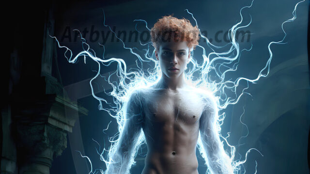 AI male art photos with a fantastical atmosphere. Imagine a Hogwarts School of Witchcraft student, from the Harry Potter series, a handsome, beautiful, and attractive, shirtless young teenage boy, standing firm against a threat. With a detailed Hogwarts castle background, casting a powerful spell, conjuring creatures based on their assigned house crest. From Demonic snakes, powerful lions, fierce badgers, or a murder of Crows. Dementors floating ominously in a cloudy sky, and sparks, shadows, and cinematic lighting, offering an otherworldly vibe.