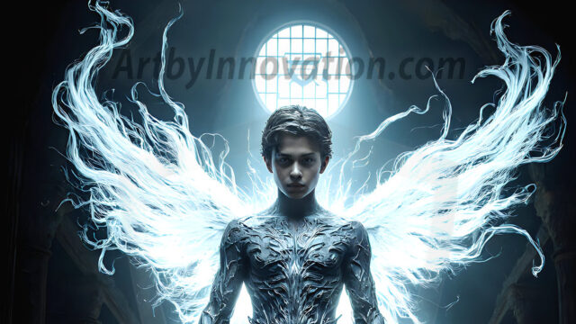 AI male art photos with a fantastical atmosphere. Imagine a Hogwarts School of Witchcraft student, from the Harry Potter series, a handsome, beautiful, and attractive, shirtless young teenage boy, standing firm against a threat. With a detailed Hogwarts castle background, casting a powerful spell, conjuring creatures based on their assigned house crest. From Demonic snakes, powerful lions, fierce badgers, or a murder of Crows. Dementors floating ominously in a cloudy sky, and sparks, shadows, and cinematic lighting, offering an otherworldly vibe.