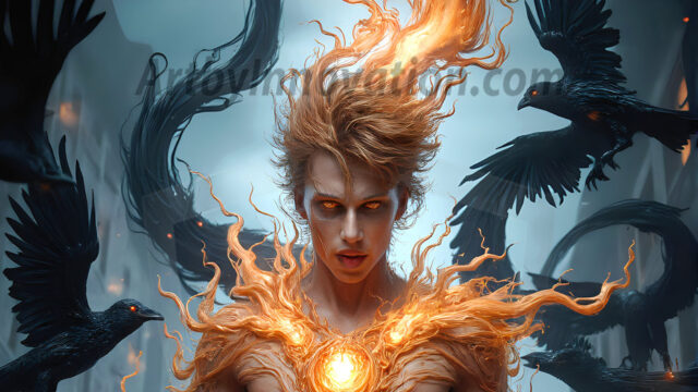 AI male art photos with a fantastical atmosphere. Imagine a Hogwarts School of Witchcraft student, from the Harry Potter series, a handsome, beautiful, and attractive, shirtless young teenage boy, standing firm against a threat. With a detailed Hogwarts castle background, casting a powerful spell, conjuring creatures based on their assigned house crest. From Demonic snakes, powerful lions, fierce badgers, or a murder of Crows. Dementors floating ominously in a cloudy sky, and sparks, shadows, and cinematic lighting, offering an otherworldly vibe.