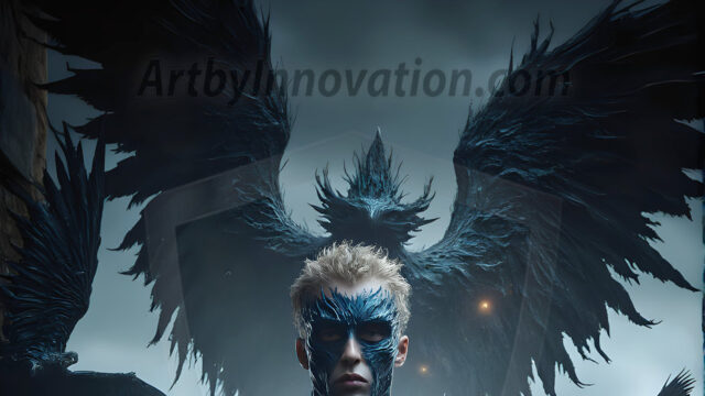 AI male art photos with a fantastical atmosphere. Imagine a Hogwarts School of Witchcraft student, from the Harry Potter series, a handsome, beautiful, and attractive, shirtless young teenage boy, standing firm against a threat. With a detailed Hogwarts castle background, casting a powerful spell, conjuring creatures based on their assigned house crest. From Demonic snakes, powerful lions, fierce badgers, or a murder of Crows. Dementors floating ominously in a cloudy sky, and sparks, shadows, and cinematic lighting, offering an otherworldly vibe.