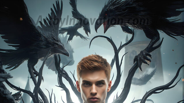 AI male art photos with a fantastical atmosphere. Imagine a Hogwarts School of Witchcraft student, from the Harry Potter series, a handsome, beautiful, and attractive, shirtless young teenage boy, standing firm against a threat. With a detailed Hogwarts castle background, casting a powerful spell, conjuring creatures based on their assigned house crest. From Demonic snakes, powerful lions, fierce badgers, or a murder of Crows. Dementors floating ominously in a cloudy sky, and sparks, shadows, and cinematic lighting, offering an otherworldly vibe.