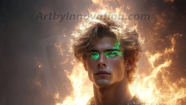 AI-generated abstract art featuring beautiful, handsome, sexy, shirtless, men, boys, lads. Fantasy, elemental mages typically have the ability to manipulate the basic elements, such as fire, water, earth, and air. This can extend to controlling sub-elements like ice, lightning, and sometimes even metal or wood.