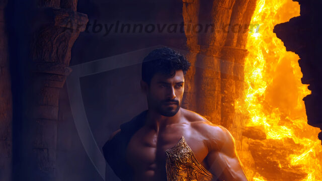 AI-generated abstract art featuring beautiful, handsome, sexy, shirtless, men, boys, lads. Fantasy, elemental mages typically have the ability to manipulate the basic elements, such as fire, water, earth, and air. This can extend to controlling sub-elements like ice, lightning, and sometimes even metal or wood.