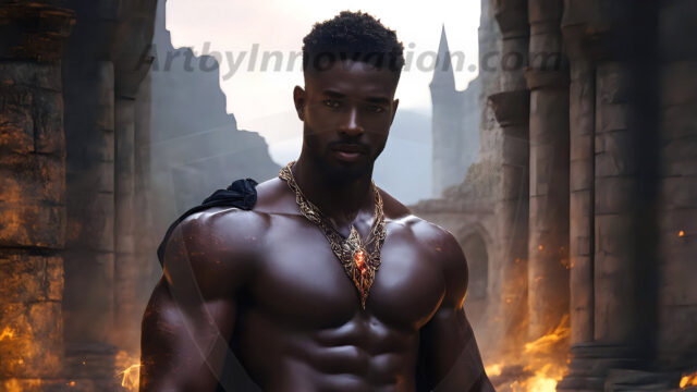 AI-generated abstract art featuring beautiful, handsome, sexy, shirtless, men, boys, lads. Fantasy, elemental mages typically have the ability to manipulate the basic elements, such as fire, water, earth, and air. This can extend to controlling sub-elements like ice, lightning, and sometimes even metal or wood.