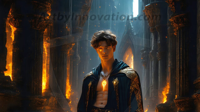 AI-generated abstract art featuring beautiful, handsome, sexy, shirtless, men, boys, lads. Fantasy, elemental mages typically have the ability to manipulate the basic elements, such as fire, water, earth, and air. This can extend to controlling sub-elements like ice, lightning, and sometimes even metal or wood.