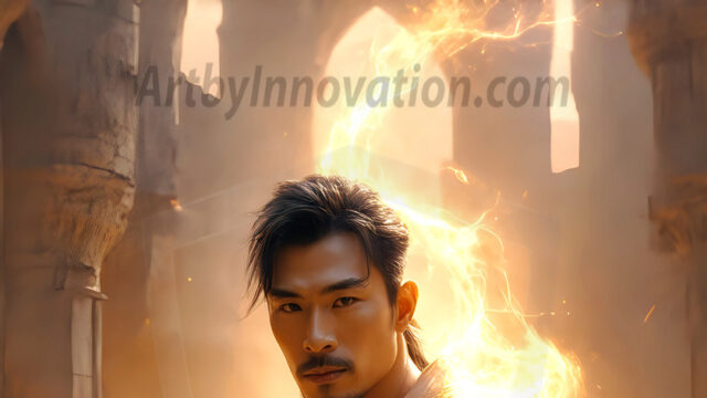 AI-generated abstract art featuring beautiful, handsome, sexy, shirtless, men, boys, lads. Fantasy, elemental mages typically have the ability to manipulate the basic elements, such as fire, water, earth, and air. This can extend to controlling sub-elements like ice, lightning, and sometimes even metal or wood.