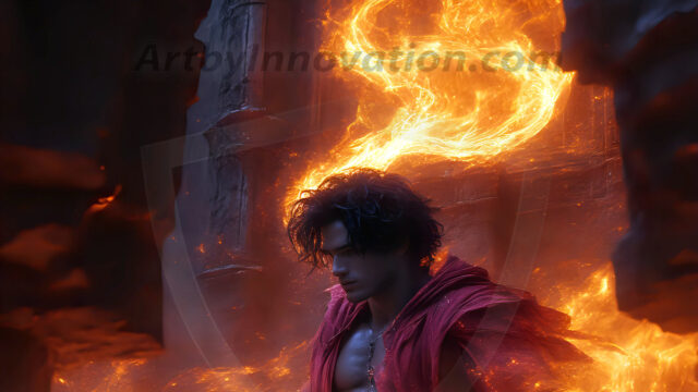 AI-generated abstract art featuring beautiful, handsome, sexy, shirtless, men, boys, lads. Fantasy, elemental mages typically have the ability to manipulate the basic elements, such as fire, water, earth, and air. This can extend to controlling sub-elements like ice, lightning, and sometimes even metal or wood.