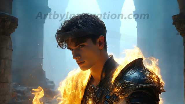 AI-generated abstract art featuring beautiful, handsome, sexy, shirtless, men, boys, lads. Fantasy, elemental mages typically have the ability to manipulate the basic elements, such as fire, water, earth, and air. This can extend to controlling sub-elements like ice, lightning, and sometimes even metal or wood.