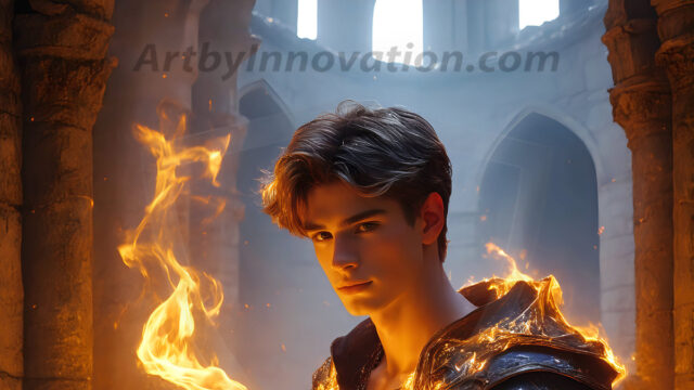 AI-generated abstract art featuring beautiful, handsome, sexy, shirtless, men, boys, lads. Fantasy, elemental mages typically have the ability to manipulate the basic elements, such as fire, water, earth, and air. This can extend to controlling sub-elements like ice, lightning, and sometimes even metal or wood.