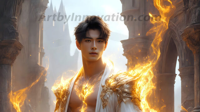 AI-generated abstract art featuring beautiful, handsome, sexy, shirtless, men, boys, lads. Fantasy, elemental mages typically have the ability to manipulate the basic elements, such as fire, water, earth, and air. This can extend to controlling sub-elements like ice, lightning, and sometimes even metal or wood.