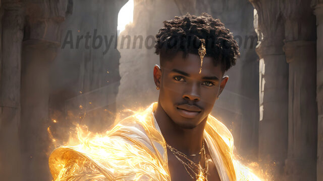 AI-generated abstract art featuring beautiful, handsome, sexy, shirtless, men, boys, lads. Fantasy, elemental mages typically have the ability to manipulate the basic elements, such as fire, water, earth, and air. This can extend to controlling sub-elements like ice, lightning, and sometimes even metal or wood.