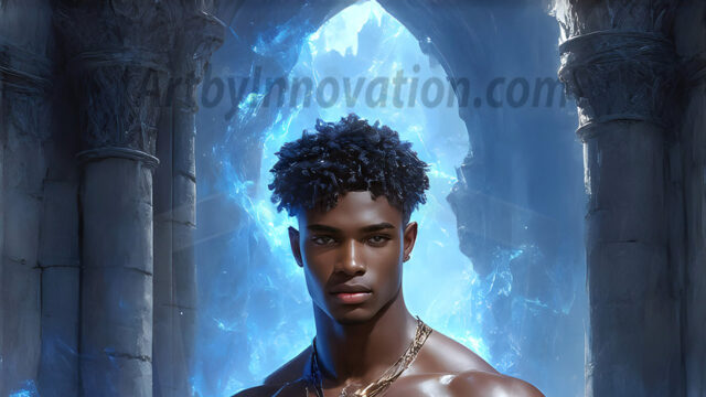 AI-generated abstract art featuring beautiful, handsome, sexy, shirtless, men, boys, lads. Fantasy, elemental mages typically have the ability to manipulate the basic elements, such as fire, water, earth, and air. This can extend to controlling sub-elements like ice, lightning, and sometimes even metal or wood.